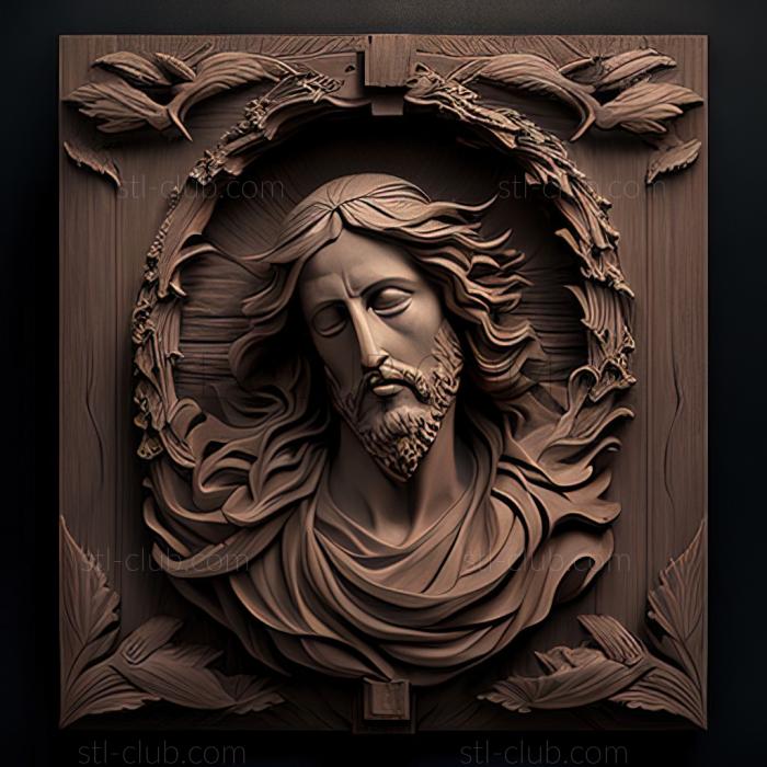 3D model st jesus (STL)